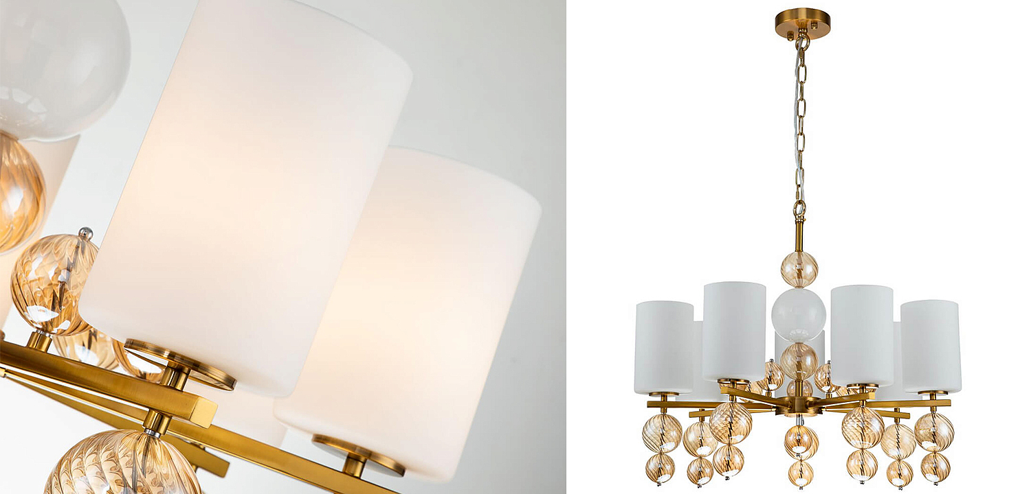 Люстра Blown Glass Balloons Chandelier 7 Люстра Blown Glass Balloons Chandelier 7 - Loft-Concept в Твери