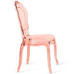 Прозрачный стул розовый LOUIS GHOST CHAIR Pink варинант исполнения - 3 | Loft Concept в Твери