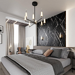 Настольная лампа с прозрачными плафонами из стекла Umbrella варинант исполнения - 5 | Loft Concept в Твери