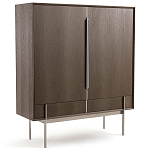 Шкаф из серого дуба Sawada Gray Oak Cabinet варинант исполнения - 2 | Loft Concept в Твери