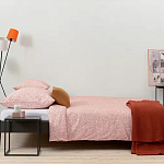 Постельное белье розового цвета с рисунком 150х200 см Blossom Essence варинант исполнения - 3 | Loft Concept в Твери