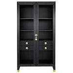 Дизайнерский шкаф витрина Elsa Dreams Black с 4-мя ящиками варинант исполнения - 1 | Loft Concept в Твери