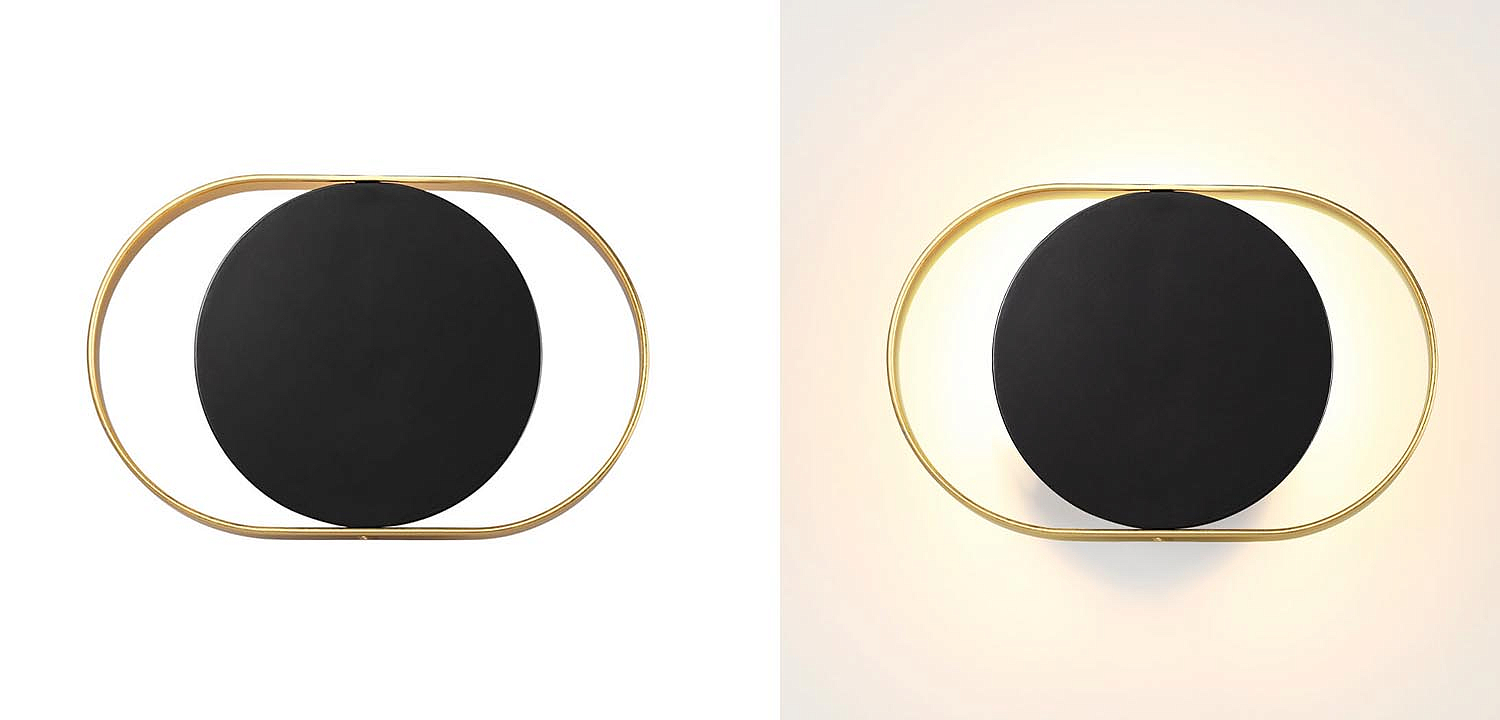 Бра Globo Ocular Sconce Oval Black Бра Globo Ocular Sconce Oval Black - Loft-Concept в Твери