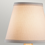 Бра со стеклянным шарообразным декором с пузырьками и бежевым абажуром Feiss варинант исполнения - 2 | Loft Concept в Твери