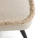 Кресло с декором бахрома Linen Fringe Chair Beige варинант исполнения - 6 | Loft Concept в Твери