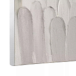 Панно декоративное с ручной росписью Gray Strokes варинант исполнения - 1 | Loft Concept в Твери