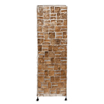 Торшер из перламутра на металлическом каркасе Indonesian Tower 2 варинант исполнения - 1 | Loft Concept в Твери