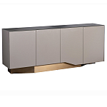 Комод со стеклянной столешницей и с выдвижными ящиками Minimalist Accent варинант исполнения - 1 | Loft Concept в Твери