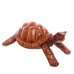 Статуэтка в виде черепахи деревянная Turtle world варинант исполнения - 2 | Loft Concept в Твери