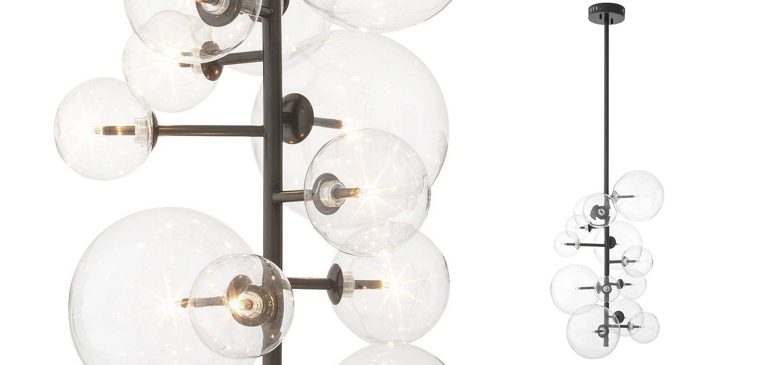 Люстра Eichholtz Chandelier Ezra Bronze Люстра Eichholtz Chandelier Ezra Bronze - Loft-Concept в Твери