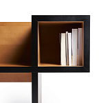 Дизайнерская скамейка  Canton  Beech and Black Bench варинант исполнения - 3 | Loft Concept в Твери