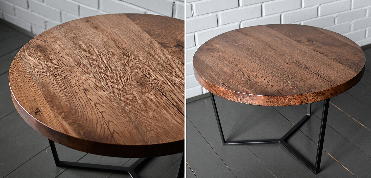 Кофейный стол Trey Industrial Metal Rust Coffee Table Кофейный стол Trey Industrial Metal Rust Coffee Table - Loft-Concept в Твери
