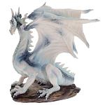 Декоративная статуэтка Белый Дракон Dragon White Statuette варинант исполнения - 3 | Loft Concept в Твери