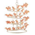 Люстра спиралевидная с фигурками птенцов Playful Chandelier варинант исполнения - 2 | Loft Concept в Твери