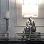 Настольная лампа TERRAMI с абажуром варинант исполнения - 3 | Loft Concept в Твери