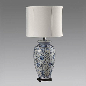 Настольная лампа Синий орнамент