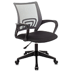 Офисное кресло с основанием из черного пластика Desk chairs Grey варинант исполнения - 1 | Loft Concept в Твери