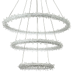 Многоярусная кольцевая люстра с хрустальным декором Gilbertine Crystals Ring Chandelier варинант исполнения - 1 | Loft Concept в Твери