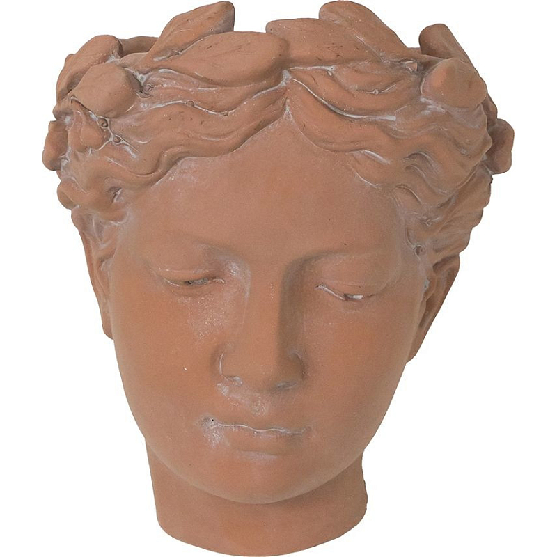 Кашпо Roman face Коричневый Кашпо Roman face Коричневый в Твери | Loft Concept