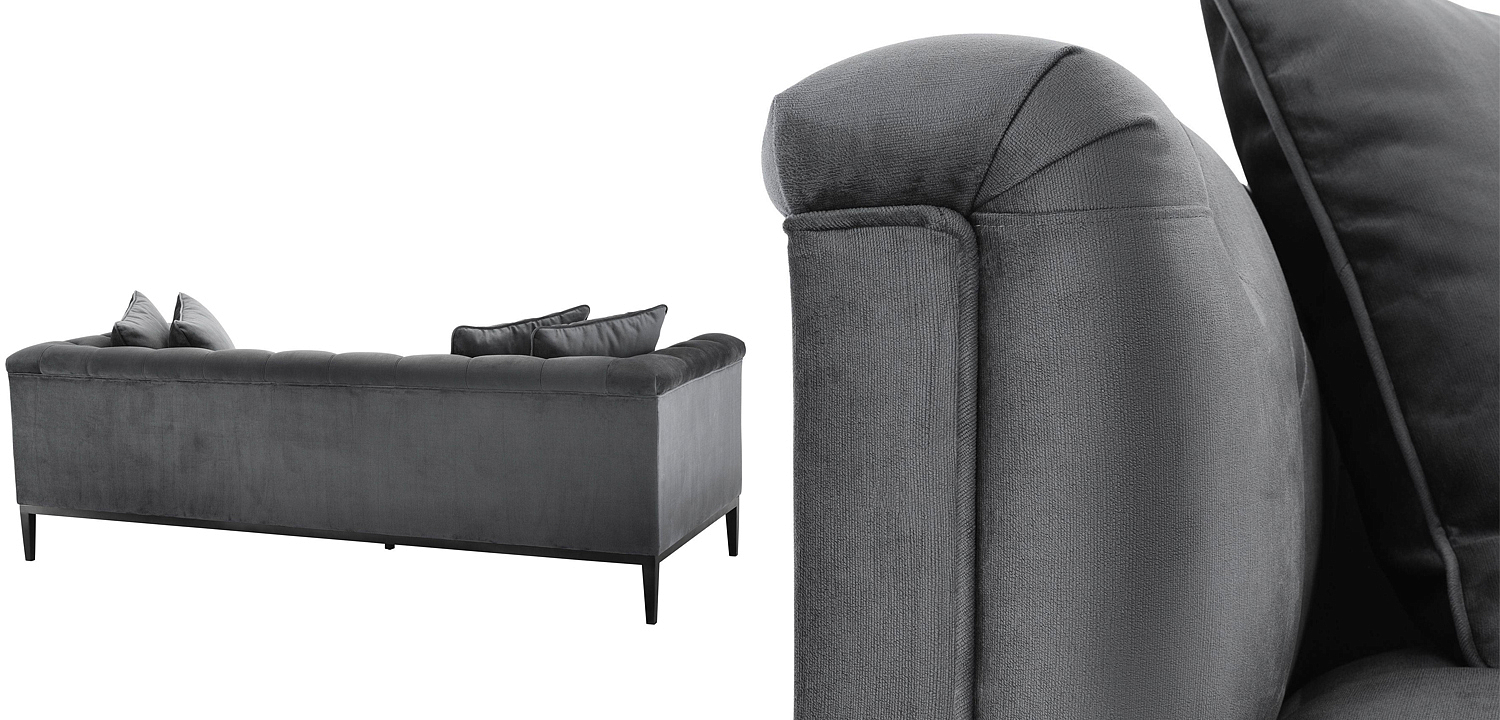 Диван Eichholtz Sofa Cesare Grey Диван Eichholtz Sofa Cesare Grey - Loft-Concept в Твери