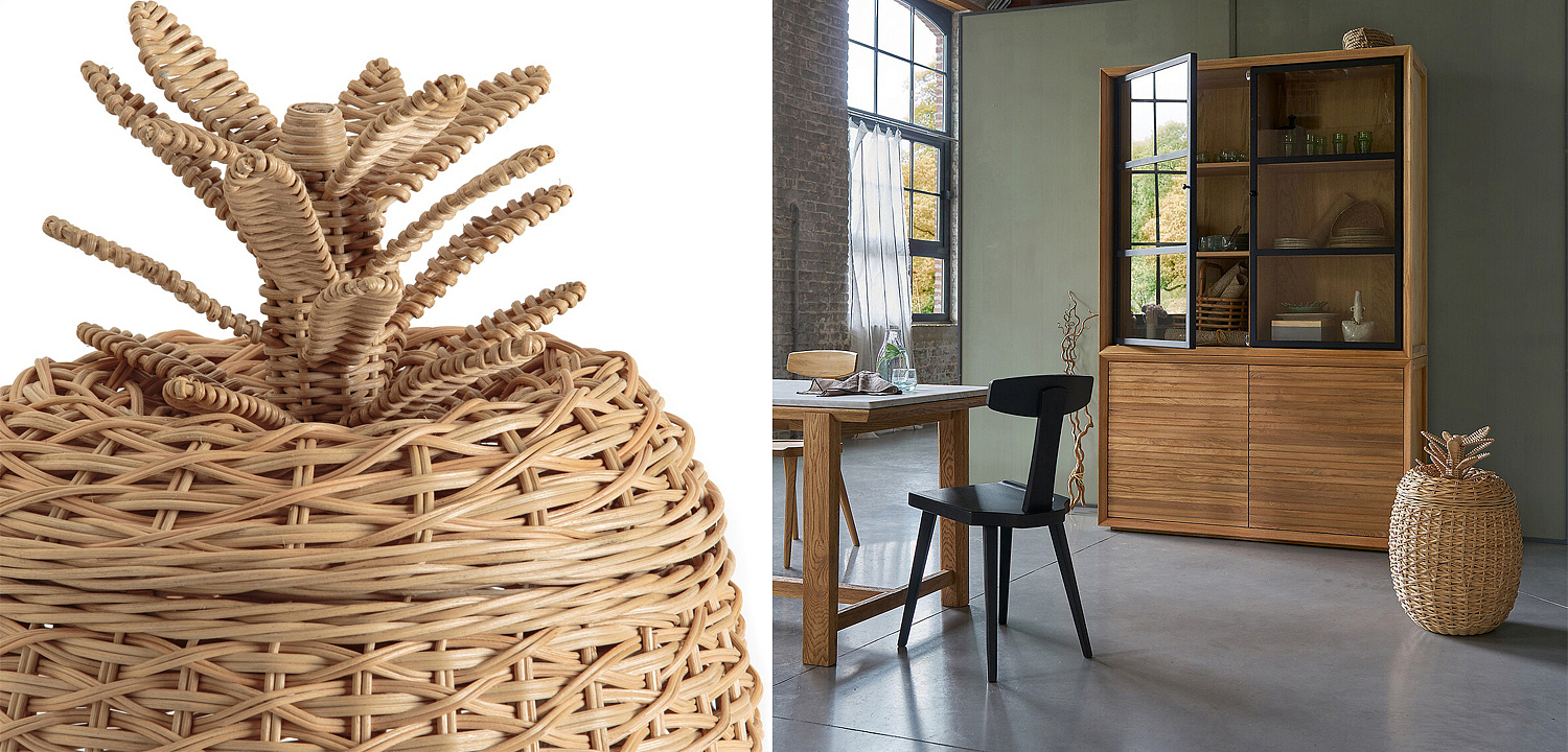 Корзина Wicker Exotic Basket Корзина Wicker Exotic Basket - Loft-Concept в Твери