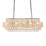 Люстра овальной формы хрустальная в неоклассическом стиле Majesty варинант исполнения - 5 | Loft Concept в Твери