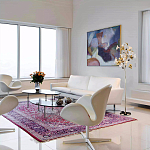 Торшер в виде белых и золотых цветов каллы Refined Taste of Light варинант исполнения - 1 | Loft Concept в Твери