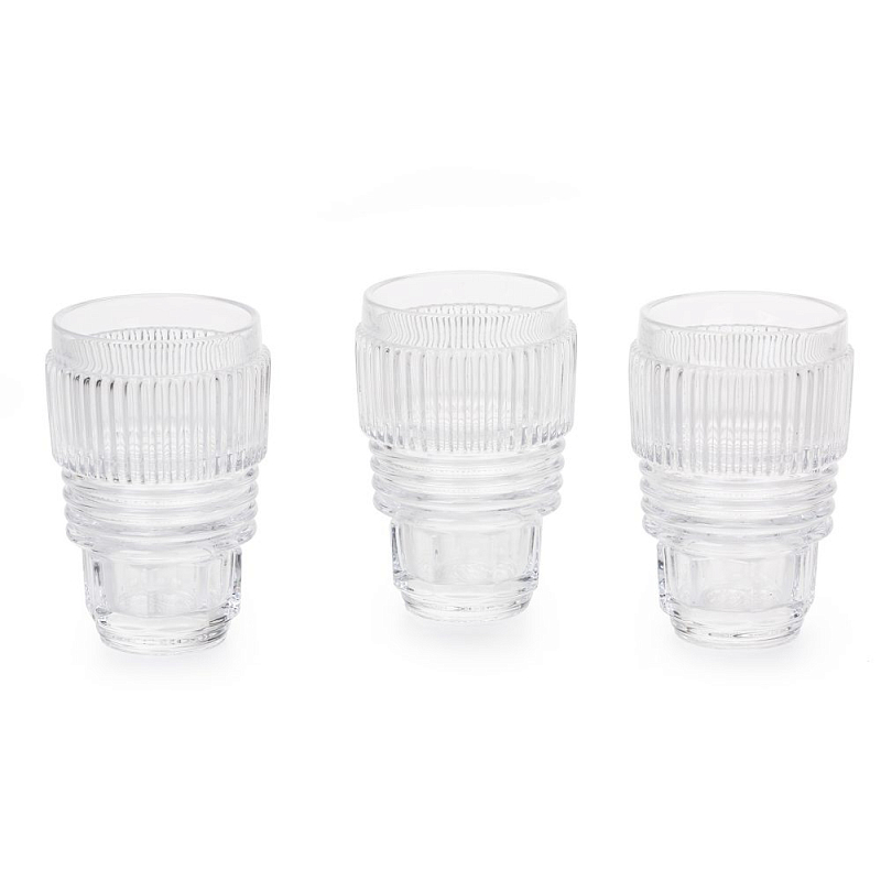 Набор Seletti Machine Collection Large set of 3 Прозрачное Стекло Набор Seletti Machine Collection Large set of 3 Прозрачное Стекло в Твери | Loft Concept