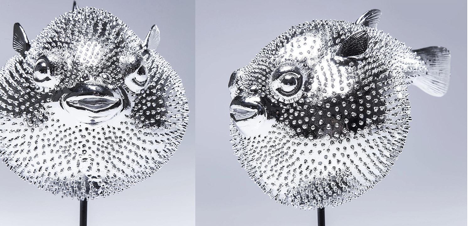 Статуэтка Silver Blowfish Статуэтка Silver Blowfish - Loft-Concept в Твери