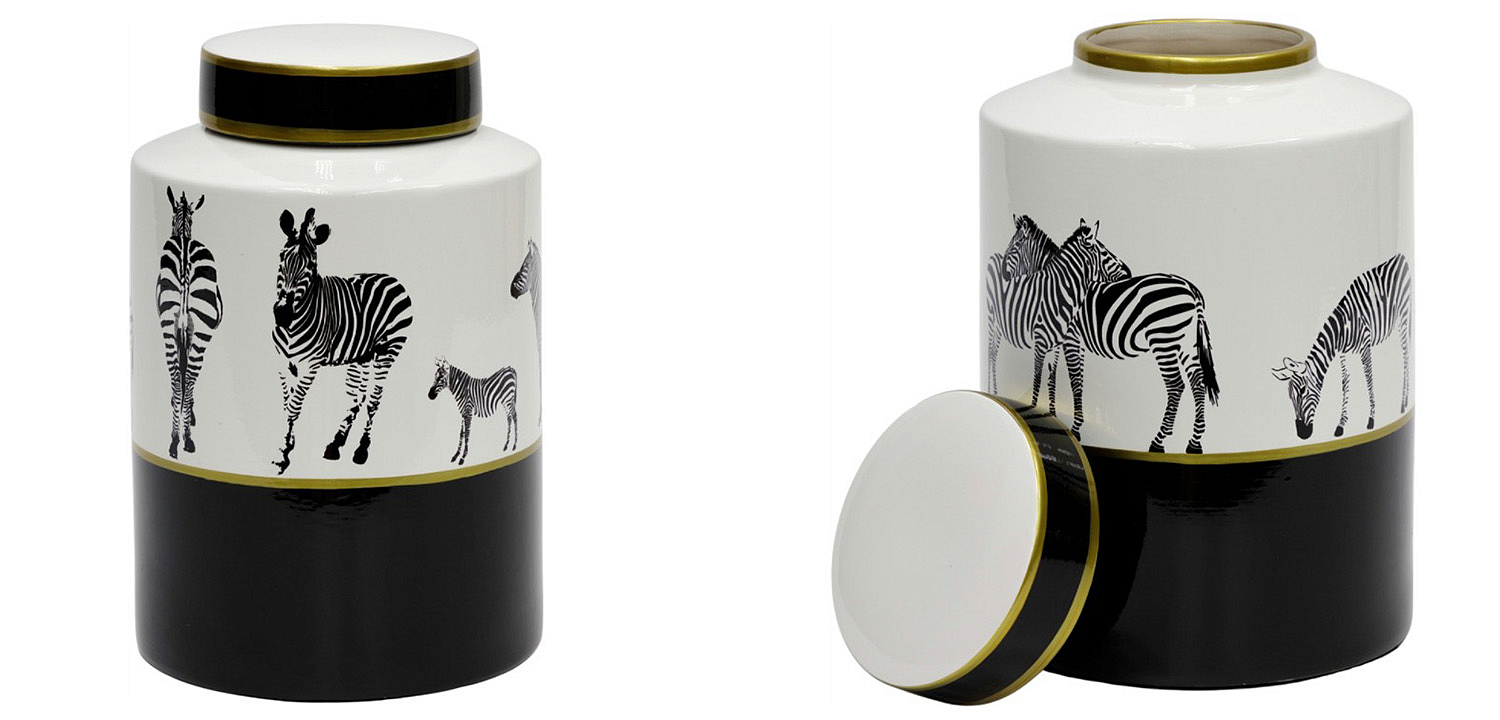 Ваза Zebra Vase white and black 26 Ваза Zebra Vase white and black 26 - Loft-Concept в Твери