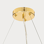 Люстра подвесная из золотых колец 57 см Golden Circles варинант исполнения - 11 | Loft Concept в Твери