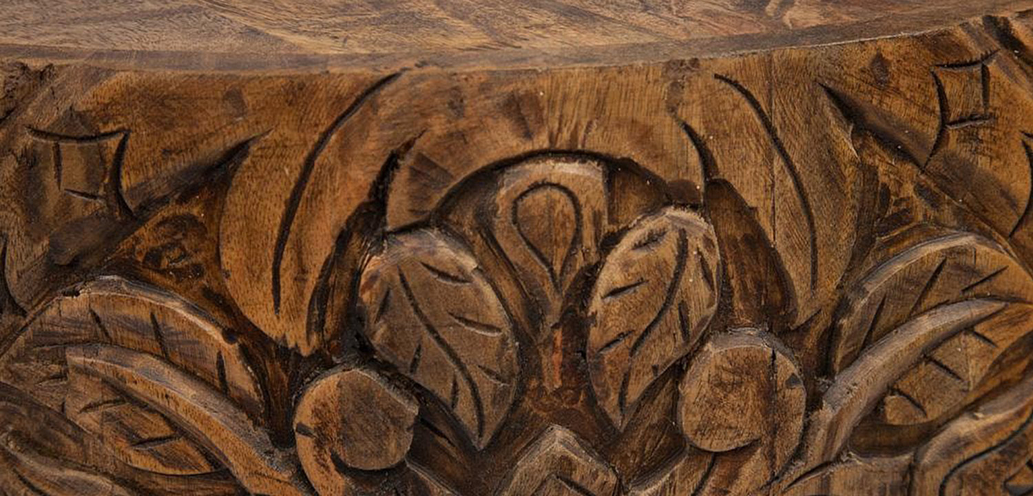 Кофейный стол Indian Carved Mango Tree  - Loft-Concept в Твери