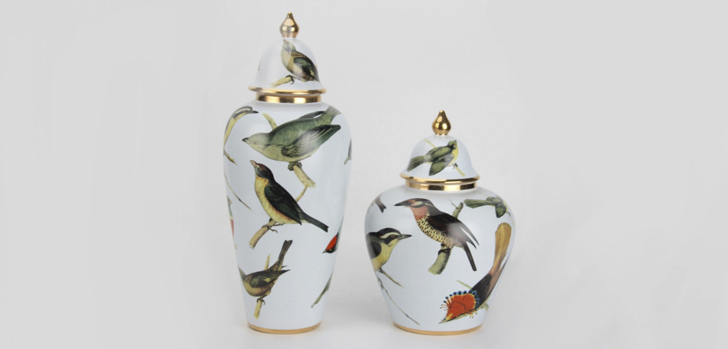Ваза Blue Birds big Ваза Blue Birds big - Loft-Concept в Твери