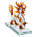 Декоративная стеклянная статуэтка Дракон Glass Dragon Statuette варинант исполнения - 2 | Loft Concept в Твери