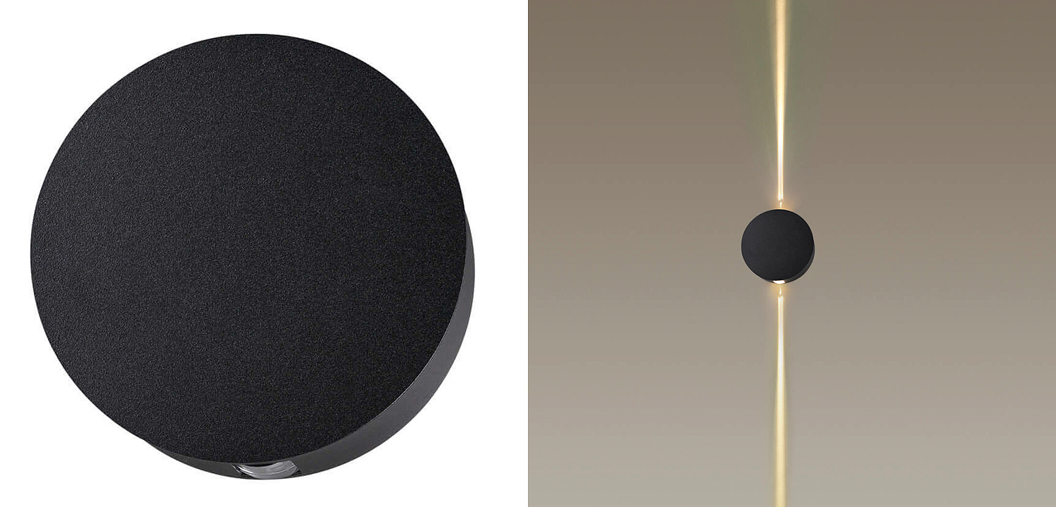 Спот Jedi Beam Sconce Circle black Спот Jedi Beam Sconce Circle black - Loft-Concept в Твери