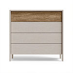 Комод 4 ящика с подсветкой на рельефном фасаде Warm Industrial варинант исполнения - 5 | Loft Concept в Твери