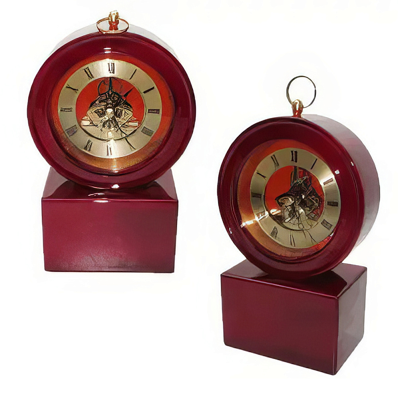 Часы настольные кварцевые Time Forward Коричневый Часы настольные кварцевые Time Forward Коричневый в Твери | Loft Concept