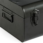 Металлический сундук Metal Chest Black варинант исполнения - 3 | Loft Concept в Твери