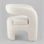 Кресло дизайнерское для лаунж зоны жемчужного цвета Pearl Lounge варинант исполнения - 8 | Loft Concept в Твери