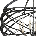 Люстра черная из эллиптических элементов Overlapping Orbits варинант исполнения - 1 | Loft Concept в Твери