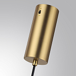 Подвесной светильник с плафоном в форме цилиндра из алебастра Cryptocrystalline Stone варинант исполнения - 4 | Loft Concept в Твери