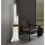 Торшер геометрический с тремя мраморными плафонами Marble Tripod варинант исполнения - 6 | Loft Concept в Твери