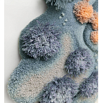 Тканый вручную Большой абстрактный гобелен Frost Forest варинант исполнения - 2 | Loft Concept в Твери