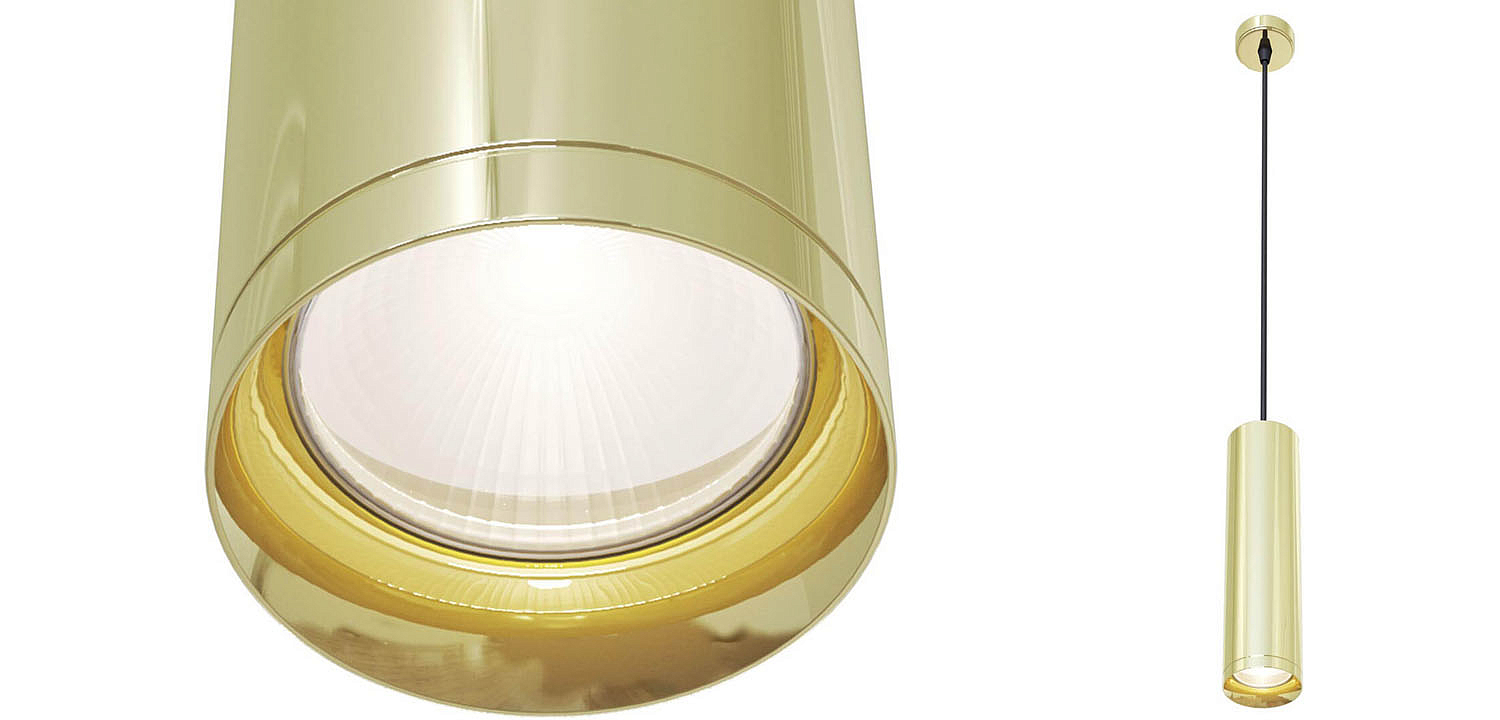 Подвесной светильник Trumpet tube gold 30 Подвесной светильник Trumpet tube gold 30 - Loft-Concept в Твери