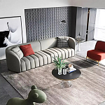 Дизайнерский журнальный стол на прозрачном основании Nofon варинант исполнения - 2 | Loft Concept в Твери