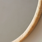 Зеркало круглое в раме из ротанга Wickerwork варинант исполнения - 2 | Loft Concept в Твери