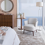 Приставной стол в шпоне ореха Elega варинант исполнения - 6 | Loft Concept в Твери