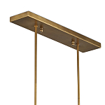 Люстра прямоугольная из толстого литого стекла Cast Glass варинант исполнения - 5 | Loft Concept в Твери