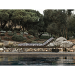 Шезлонг на металлическом каркасе с регулируемой спинкой GUELL Sunbed варинант исполнения - 9 | Loft Concept в Твери