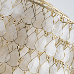 Люстра многоярусная с декором из натуральной морской ракушки Iridescent Light варинант исполнения - 9 | Loft Concept в Твери